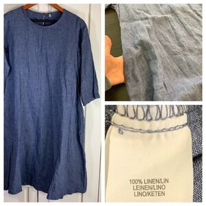knee length dresses for ladies Linen Shirt Dress | Women's Spring Dresses main image 1